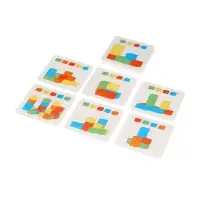 Кубики деревянные 60 штук