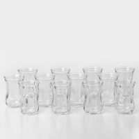 Набор стеклянных стаканов для чая TEMPO, 90 мл, 12 шт Набор стеклянных стаканов для чая TEMPO, 90 мл, 12 шт