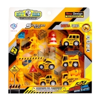 Набор детских машинок &laquo;Стройка&raquo;, инерция, 5 шт., аксессуары