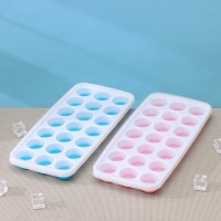 Форма для льда и шоколада с крышкой Доляна, 26&times;12&times;2,5 см, 21 ячейка (3&times;3&times;2 см), цвет МИКС