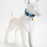 Ошейник "Котята", 40 х 1,5 см, голубой