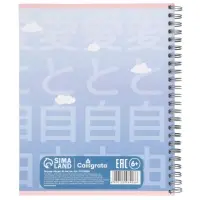Компл тетр из 3шт 96л кл на гребне Аниме Девочка с котом, обл мел карт, офсет (10296906)