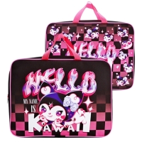 Папка с ручками текстильная А4, 360&times;245&times;70 мм, Calligrata TOP &laquo;Кавай&raquo;