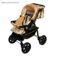 Коляска-трансформер «Пилот», пластиковые колёса, оттенки бежевого, рисунок МИКС Коляска-трансформер «Пилот», пластиковые колёса, оттенки бежевого, рисунок МИКС