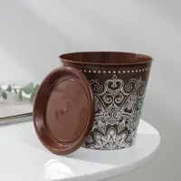 Горшок для цветов Доляна &laquo;Кракле&raquo;, 800 мл, цвет коричневый