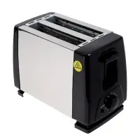 Тостер LT-03, 750 Вт, 6 режимов прожарки, 2 тоста, серебристый