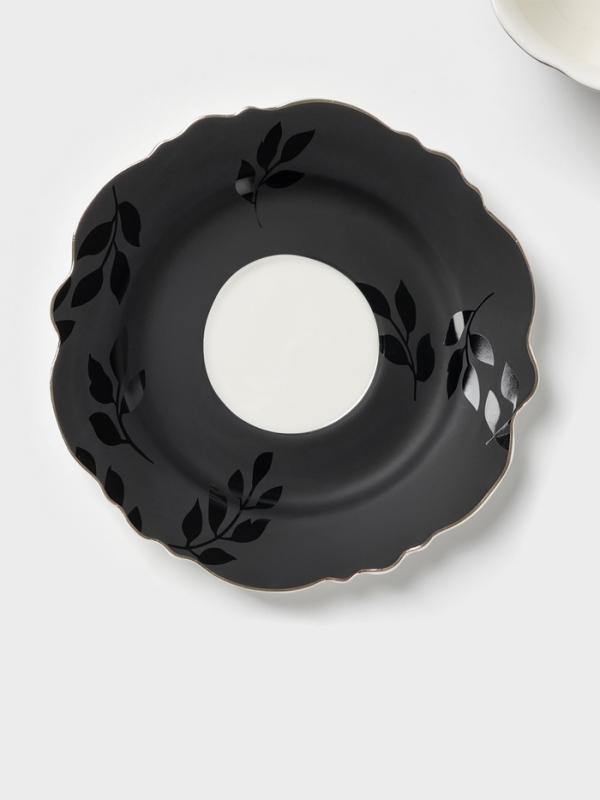 Чайная пара 220 мл WY  "Pink O'hara", чёрный