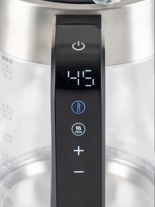 Чайник HYK-G5607 1.7л. 2200Вт черный