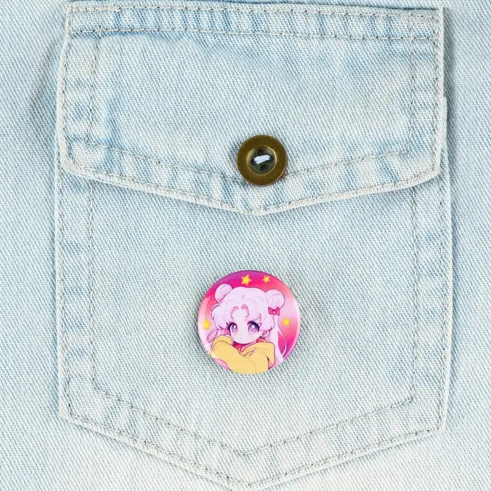 Значок металлический закатной &laquo;Милые анимешки&raquo;, d=2.5 cм, МИКС