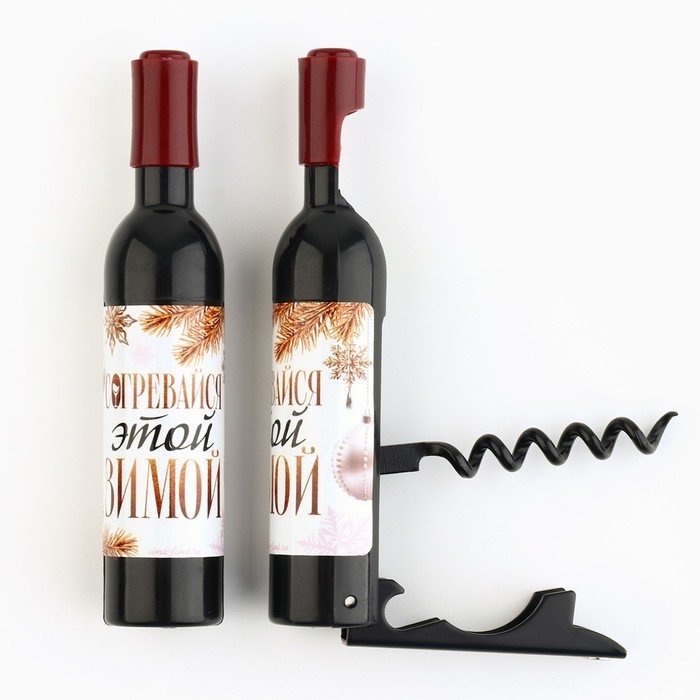 Магнит-открывашка новогодний &laquo;Согревайся этой зимой&raquo; на Новый год на Новый год, 2,5 х 11,8 х 2,5 см