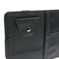 Органайзер на солнцезащитный козырек, 30&times;14.5 см, черный