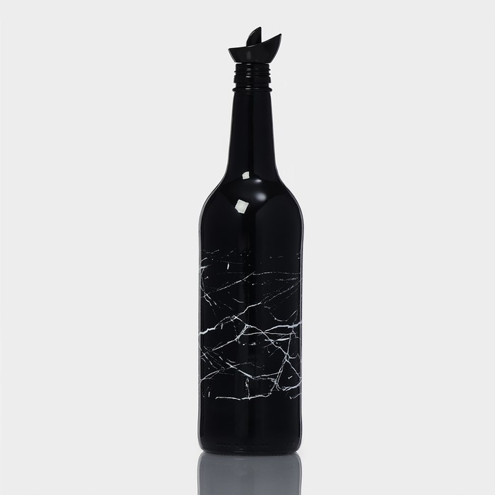 Бутылка стеклянная для соуса и масла &laquo;Марбл&raquo;, 750 мл