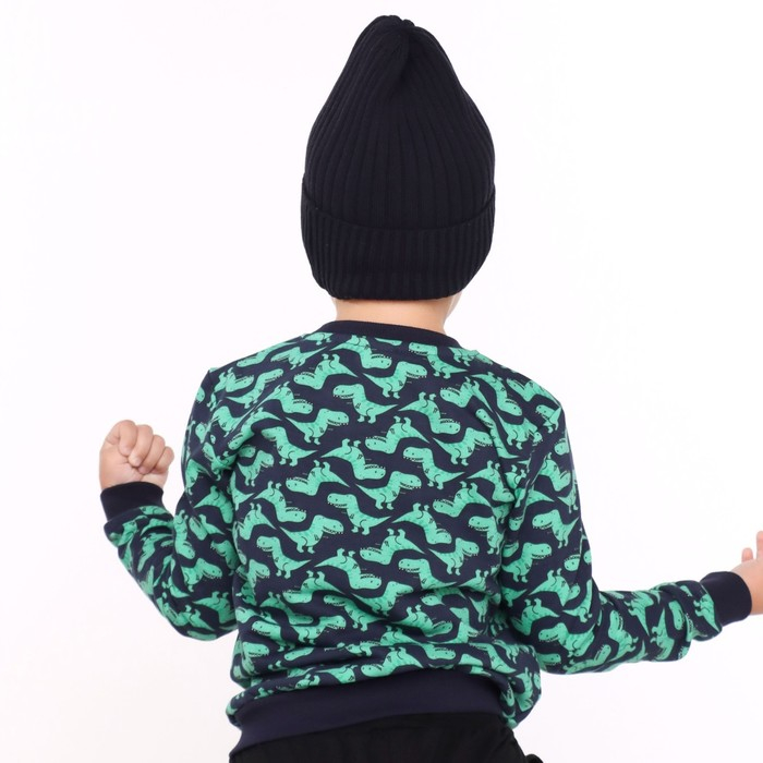 Шапка детская, цвет черный, размер 48-52 Шапка детская, цвет черный, размер 48-52