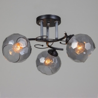 Люстра "Саманта" 3хЕ27 40Вт черный 40х40х23 см BayerLux Люстра "Саманта" 3хЕ27 40Вт черный 40х40х23 см BayerLux