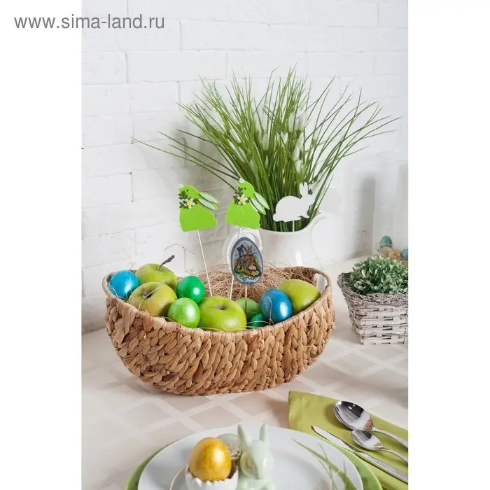 Топпер-декор &laquo;Кролик с цветочком&raquo;