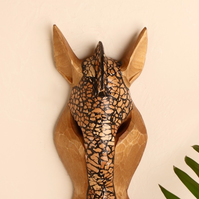 Маска дерево "Зебра" 30х11х4,5 см