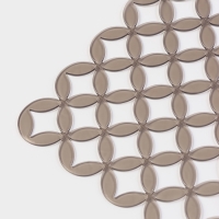 Коврик в раковину Доляна &laquo;Кико&raquo;, 24&times;30 см, серый