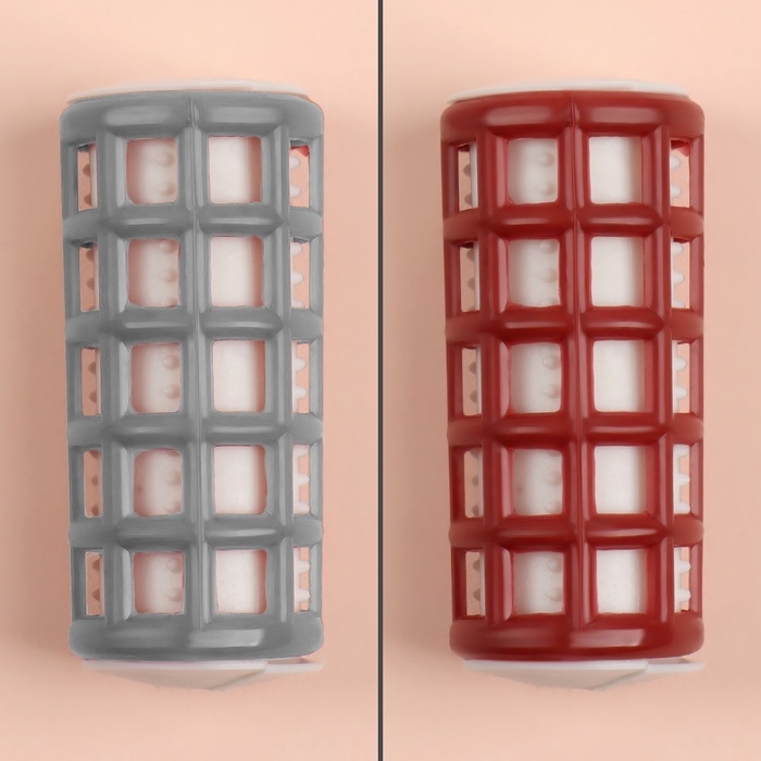 Термобигуди с фиксатором, d = 2,1 см, 8 шт, цвет МИКС