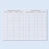 Сертификат о профилактических прививках А6, классика, 24 страницы