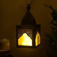 Подсвечник фонарь "Купол" железо 16х15,5х34,5 см