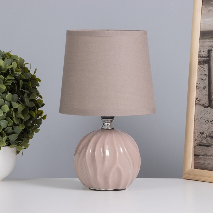 Лампа настольная &laquo;Пабло&raquo; 1&times;40 Вт Е14 коричневый 14&times;14&times;24 см