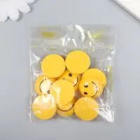 Декор для творчества пластик "Смайл" 0,9х2,3х2,3 см