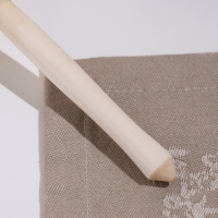 Ложка деревянная, полубаская, без росписи, заготовка для творчества