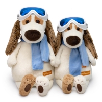 Мягкая игрушка &laquo;Бартоломей в горнолыжных очках&raquo;, 27 см