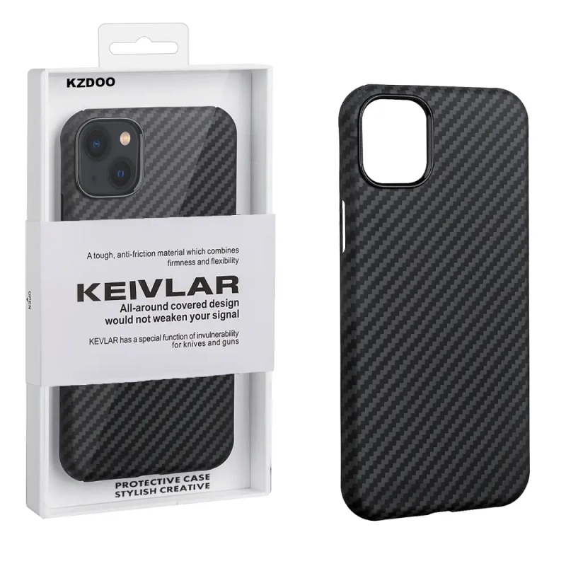 Чехол iPhone 14 Kevlar Black K-DOO