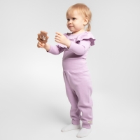 Штаны детские MINAKU, цвет сиреневый, рост 74-80 см