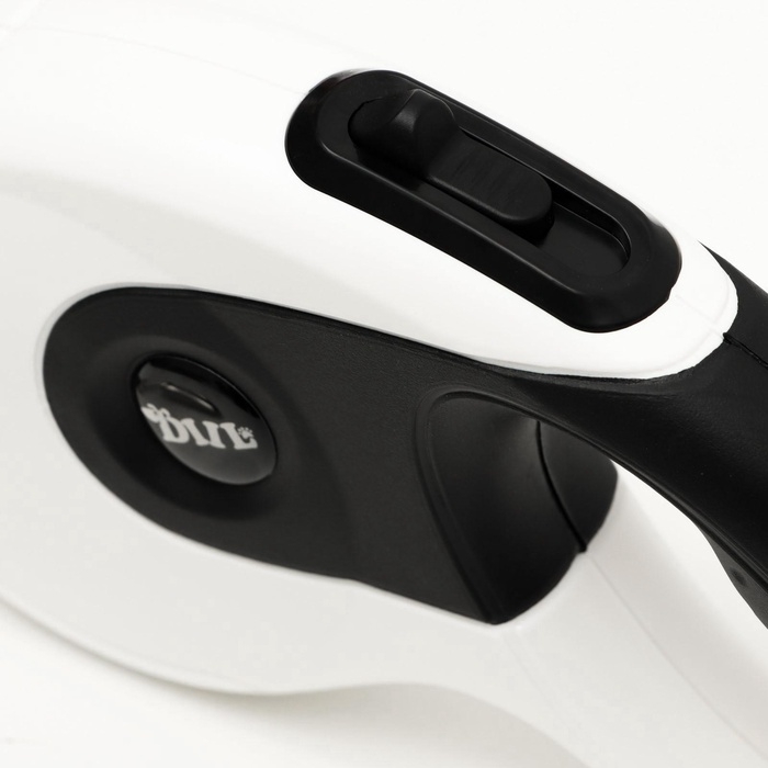 Рулетка DIIL, 5 м, до 40 кг, лента, прорезиненная ручка, белая с чёрным