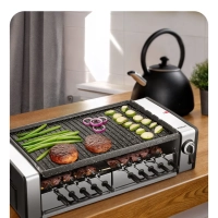 Электрогриль-шашлычница КТ-4657 - 1600 Вт