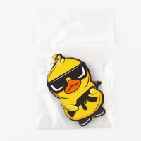 Брелок для ключей деревянный &laquo;Крутая утка&raquo;, 3,8 х 6 см