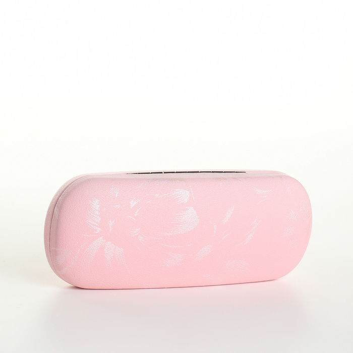 Футляр для очков на хлопушке, длина 16 см, цвет розовый