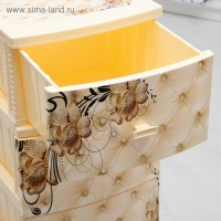 Комод 4-х секционный &laquo;Декор. Барокко&raquo;, цвет слоновая кость