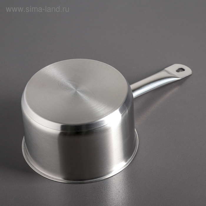 Ковш «Общепит», 2,6 л, d=18 см, h=11 см, металлическая крышка, с теплораспределительным слоем, индукция Ковш «Общепит», 2,6 л, d=18 см, h=11 см, металлическая крышка, с теплораспределительным слоем, индукция