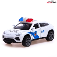 Машина металлическая &laquo;Полиция&raquo;, 1:48, инерция, открываются двери, МИКС