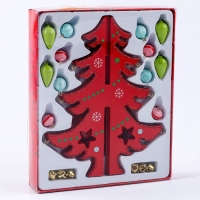 Новогодний сувенир &laquo;Красная ёлочка&raquo; 12 &times; 12 &times; 22 см