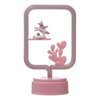 Ночник "Единорог" LED 4000К 2хАА розовый 20х8,5х8,5см RISALUX Ночник "Единорог" LED 4000К 2хАА розовый 20х8,5х8,5см RISALUX