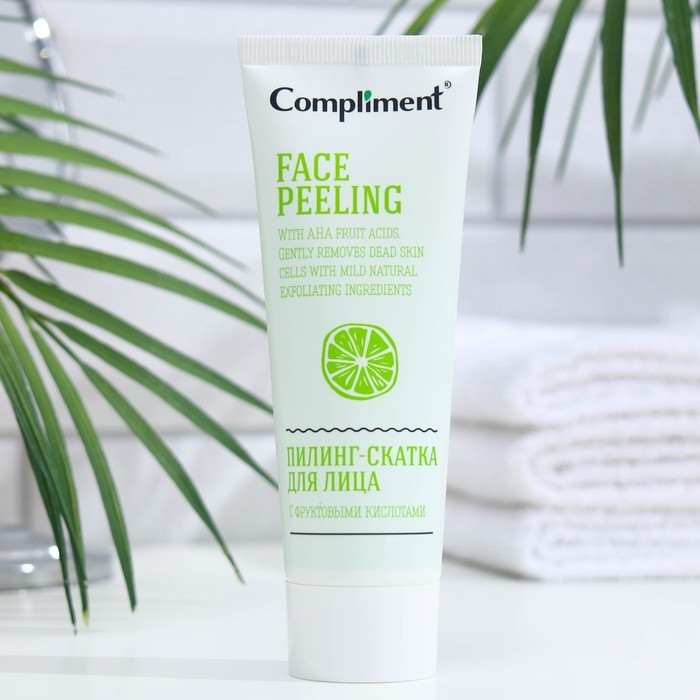 Пилинг-скатка для лица Compliment, с фруктовыми кислотами, 80 мл Пилинг-скатка для лица Compliment, с фруктовыми кислотами, 80 мл