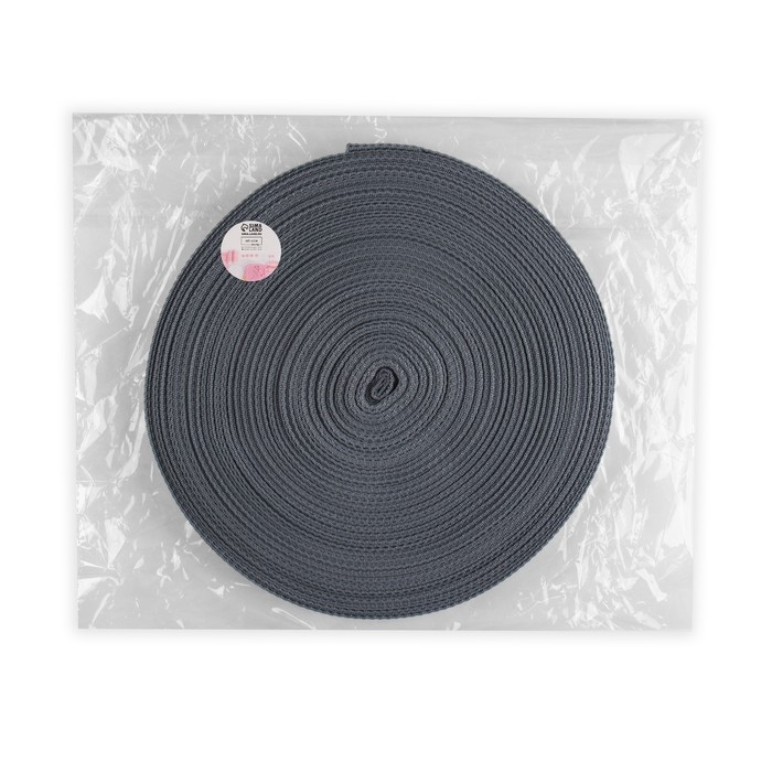Стропа ременная, 20 мм, 50 &plusmn; 1 м, плотность 8,2 гр/м, цвет серый №19