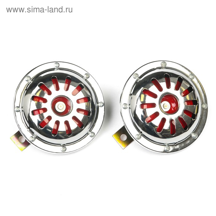 Сигнал автомобильный AVS Electric 1046, 12 В, 335/435 Гц, 115 Дб, d=125 мм, набор 2 шт Сигнал автомобильный AVS Electric 1046, 12 В, 335/435 Гц, 115 Дб, d=125 мм, набор 2 шт