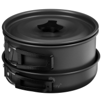 Набор туристической посуды Maclay: чайник, кастрюля, сковорода, в сетке