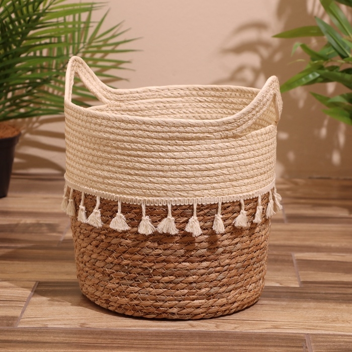 Набор плетёных корзин 3 шт, 31,5х29х26 см Набор плетёных корзин 3 шт, 31,5х29х26 см