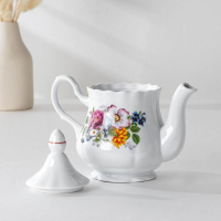 Набор столовой посуды Добрушский завод &laquo;Букет цветов&raquo;, 34 предмета, фарфор, белый