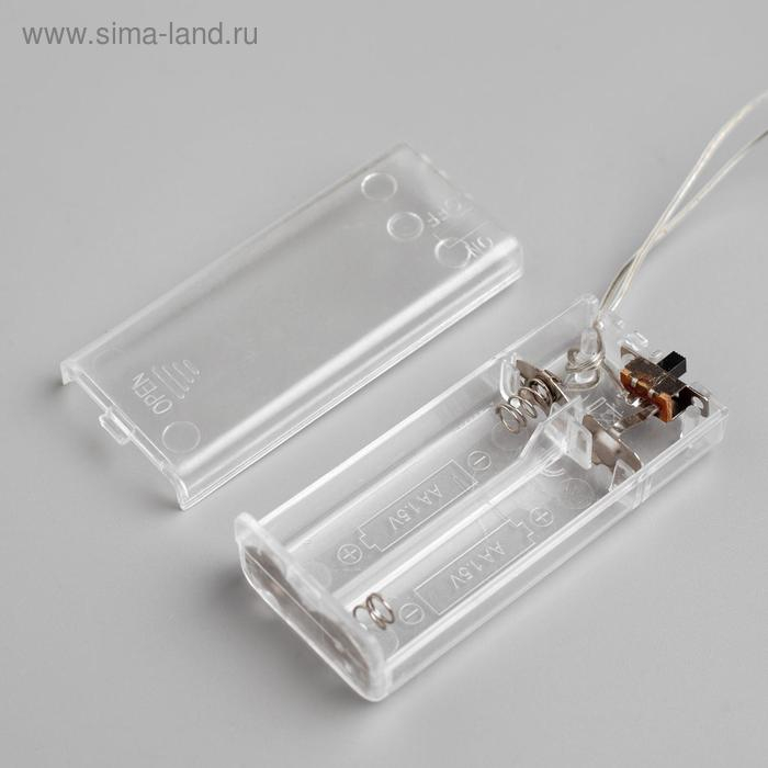 Светодиодная фигура &laquo;Ёлочка&raquo; 7 &times; 21 &times; 7 см, акрил, 20 LED, батарейки ААх2 (не в комплекте), свечение мульти (RGB)