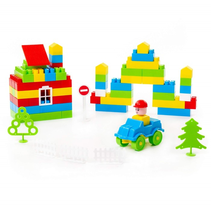 Конструктор «Строитель», 129 деталей Конструктор «Строитель», 129 деталей