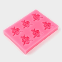 Молд &laquo;Букеты&raquo;, силикон, 11,5&times;8&times;1,5 см, цвет МИКС