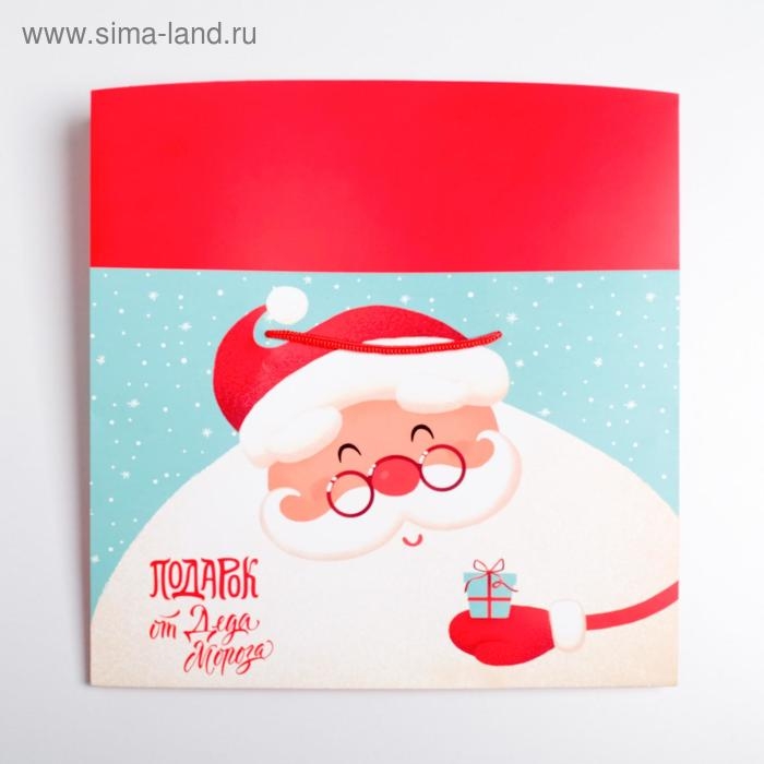 Пакет-коробка &laquo;Дед мороз&raquo;, 28 х 20 х 13 см, Новый год
