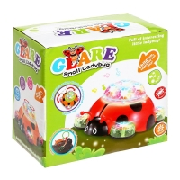 Каталка музыкальная &laquo;Божья коровка&raquo;, световые, звуковые эффекты, работает от батареек